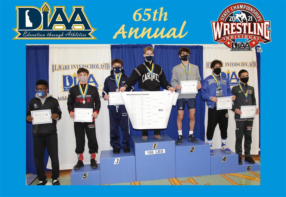 106 weight class Wrestling Podium – Delaware Interscholastic Athletic